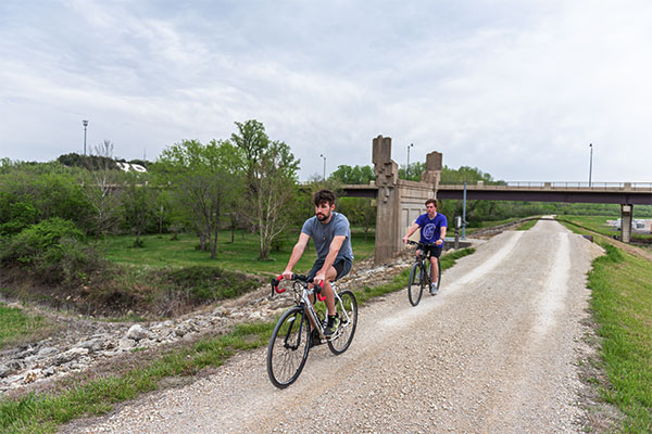 biking linear trail